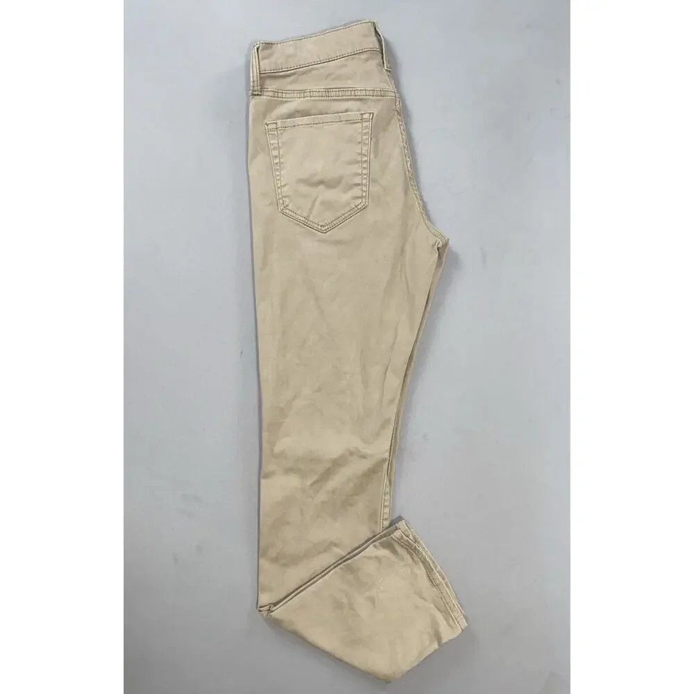 Lucky Brand 121 Slim Straight Soft Sateen Stretch Jeans. Greige, Men's 29X31 GUC